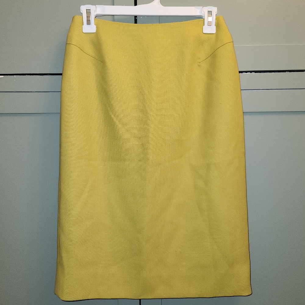 Elegant Vintage Yellow Skirt